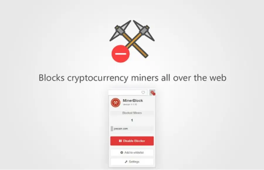 MinerBlock, estensione per bloccare i siti che minano di nascosto